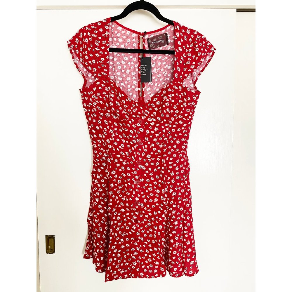 New REFORMATION Cheri Mini dress - Picture 7 of 9